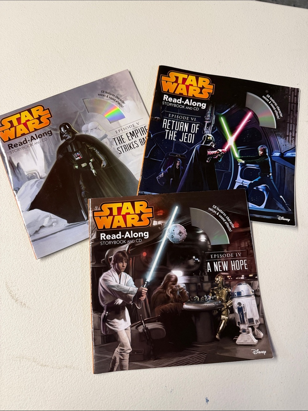 Star Wars Read-Along Storybooks with CDs volume 4/5/6